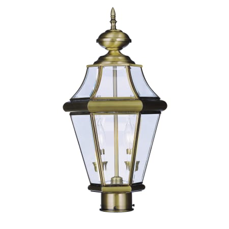A large image of the Livex Lighting 2264 Antique Brass