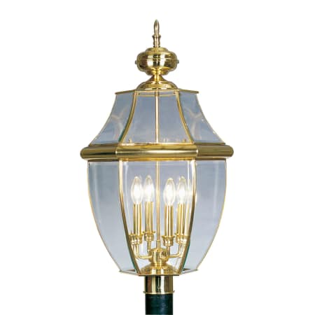 A large image of the Livex Lighting 2358 Polished Brass