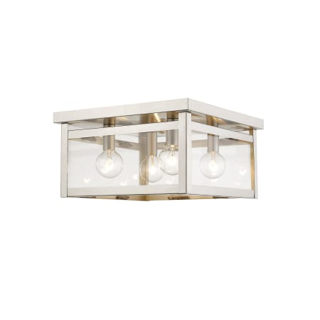 A large image of the Livex Lighting 4032 Brushed Nickel