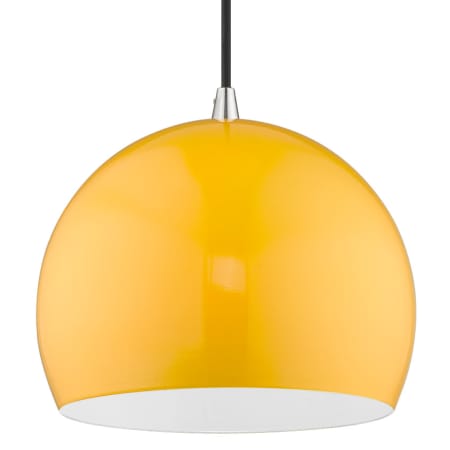 A large image of the Livex Lighting 41181 Shiny Orange