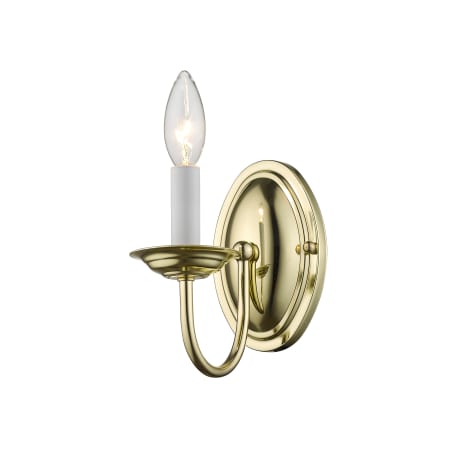 A large image of the Livex Lighting 4151 Polished Brass