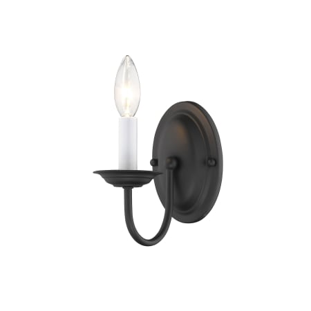 A large image of the Livex Lighting 4151 Black