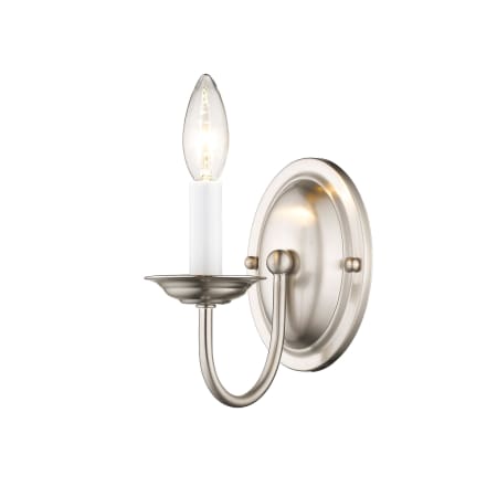 A large image of the Livex Lighting 4151 Brushed Nickel
