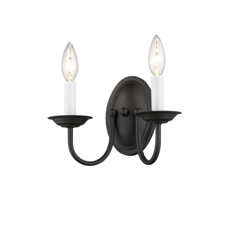 A large image of the Livex Lighting 4152 Black