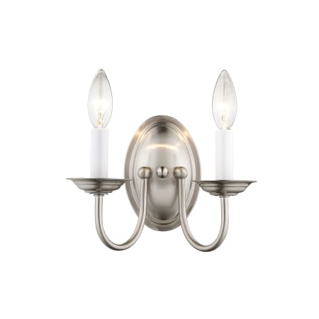 A large image of the Livex Lighting 4152 Brushed Nickel