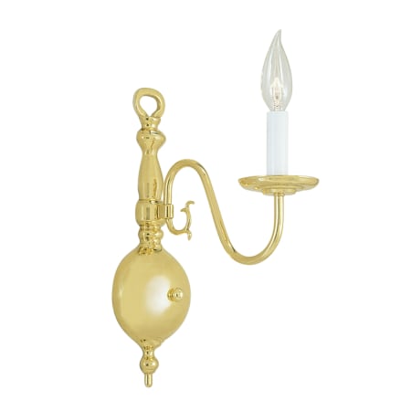 A large image of the Livex Lighting 5001 Polished Brass