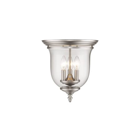 A large image of the Livex Lighting 5021 Brushed Nickel