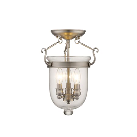 A large image of the Livex Lighting 5061 Brushed Nickel