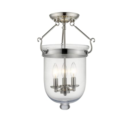 A large image of the Livex Lighting 5062 Polished Nickel