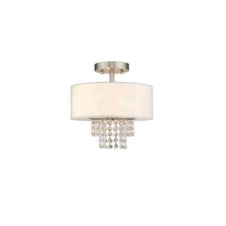 A large image of the Livex Lighting 51025 Brushed Nickel