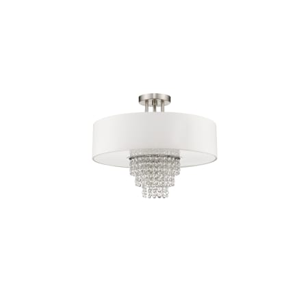A large image of the Livex Lighting 51028 Brushed Nickel Gallery Image