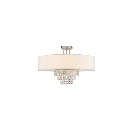 A large image of the Livex Lighting 51029 Brushed Nickel