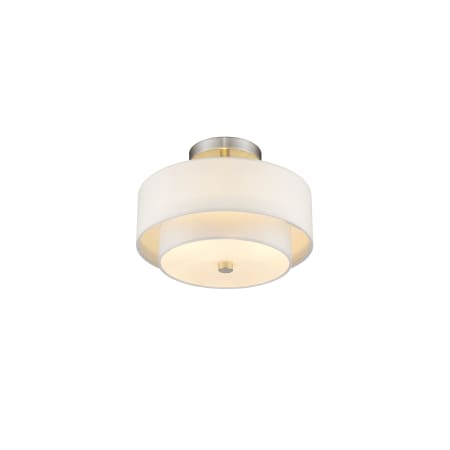 A large image of the Livex Lighting 51042 Brushed Nickel Gallery Image 3