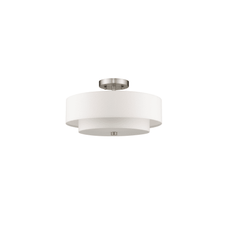 A large image of the Livex Lighting 51044 Brushed Nickel Gallery Image