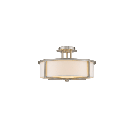 A large image of the Livex Lighting 51074 Brushed Nickel
