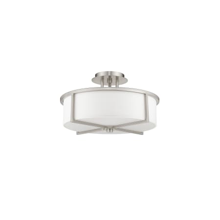 A large image of the Livex Lighting 51074 Brushed Nickel Gallery Image