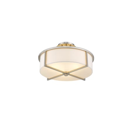 A large image of the Livex Lighting 51074 Brushed Nickel Gallery Image 3