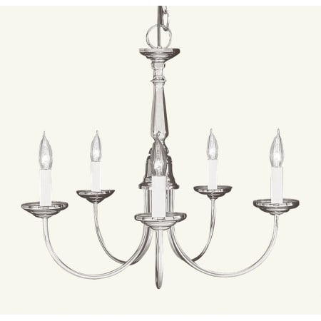 A large image of the Livex Lighting 6030 Brushed Nickel