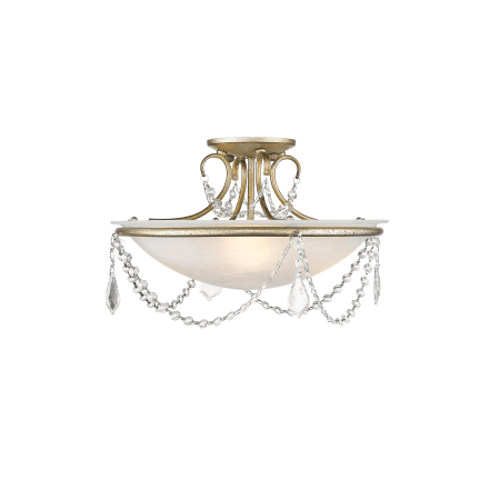 A large image of the Livex Lighting 6524 Antique Silver Leaf