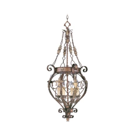 A large image of the Livex Lighting 8847 Palacial Bronze with Gilded Accents