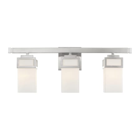 A large image of the Livex Lighting 10083 Brushed Nickel