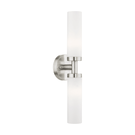 A large image of the Livex Lighting 10104 Brushed Nickel