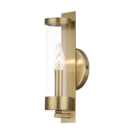 A large image of the Livex Lighting 10141 Antique Brass