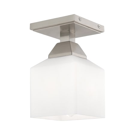 A large image of the Livex Lighting 10280 Brushed Nickel
