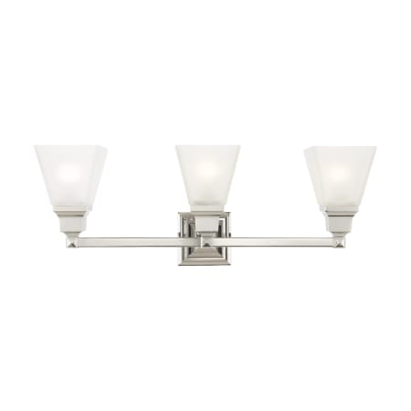 A large image of the Livex Lighting 1033 Polished Nickel