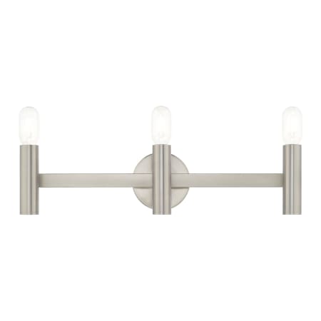 A large image of the Livex Lighting 10343 Brushed Nickel