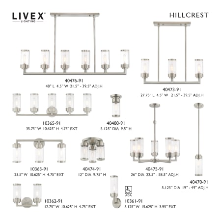 A large image of the Livex Lighting 10361 Livex Lighting-10361-Collection Image