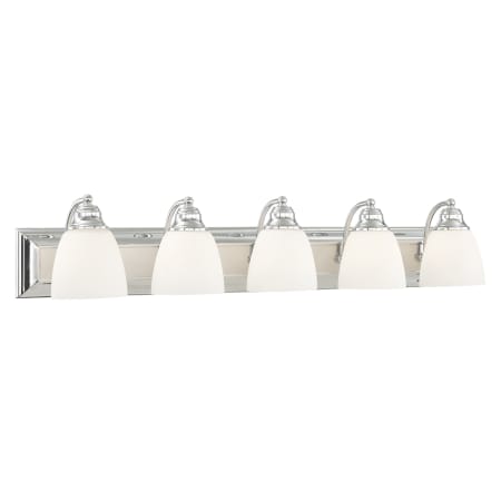 A large image of the Livex Lighting 10505 Chrome