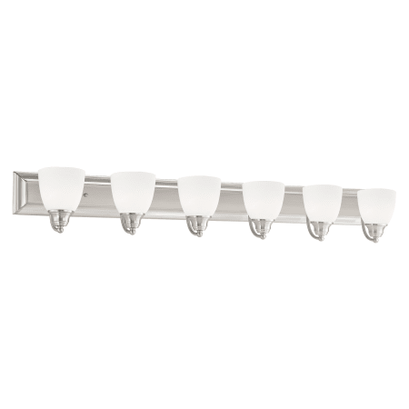 A large image of the Livex Lighting 10506 Brushed Nickel