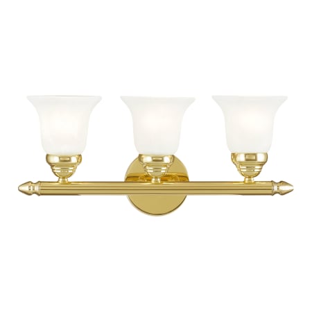 A large image of the Livex Lighting 1063 Polished Brass