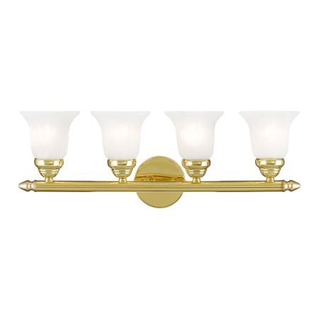 A large image of the Livex Lighting 1064 Polished Brass
