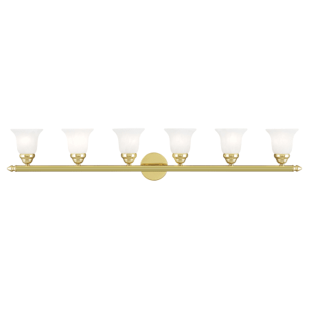 A large image of the Livex Lighting 1066 Polished Brass