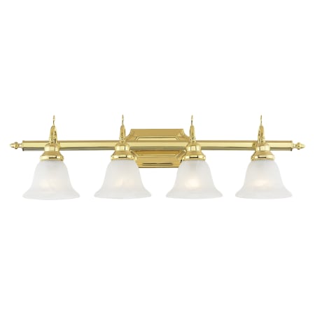 A large image of the Livex Lighting 1284 Polished Brass