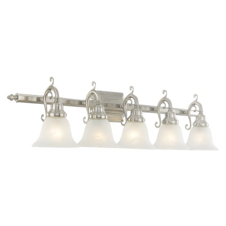 A large image of the Livex Lighting 1285S Brushed Nickel