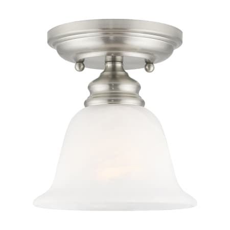 A large image of the Livex Lighting 1350 Brushed Nickel