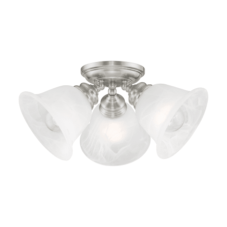 A large image of the Livex Lighting 1358 Brushed Nickel