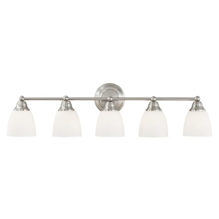 A large image of the Livex Lighting 13665 Brushed Nickel