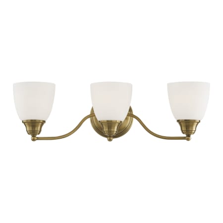 A large image of the Livex Lighting 13673 Antique Brass