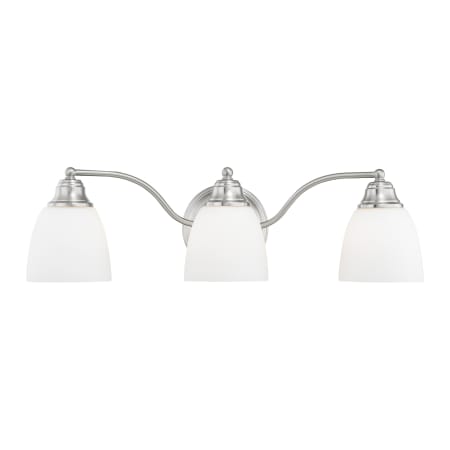 A large image of the Livex Lighting 13673 Brushed Nickel