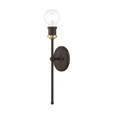 A large image of the Livex Lighting 14421 Bronze / Antique Brass Accents