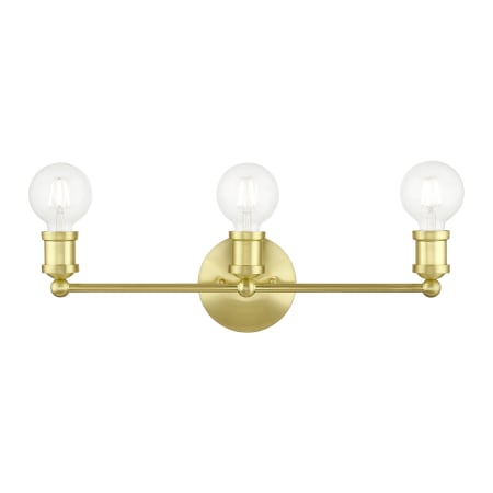 A large image of the Livex Lighting 14423 Satin Brass