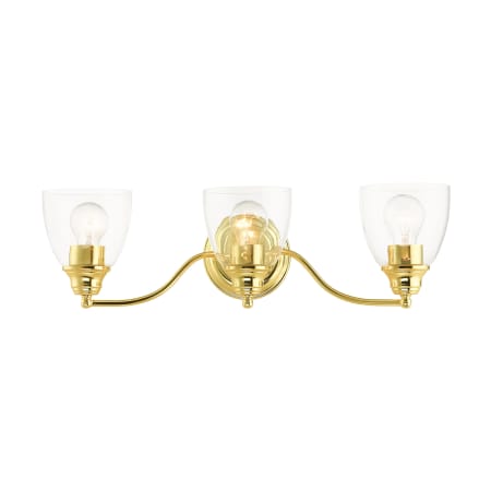 A large image of the Livex Lighting 15133 Polished Brass