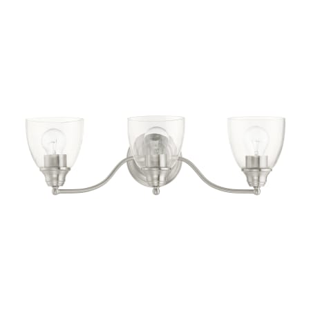 A large image of the Livex Lighting 15133 Brushed Nickel