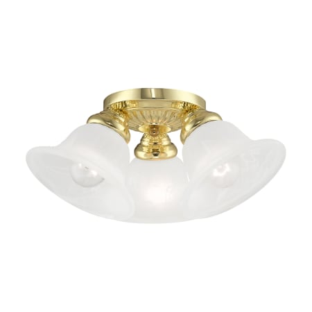 A large image of the Livex Lighting 1529 Polished Brass