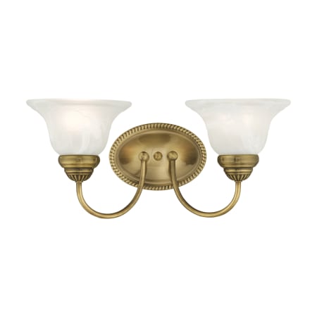 A large image of the Livex Lighting 1532 Antique Brass