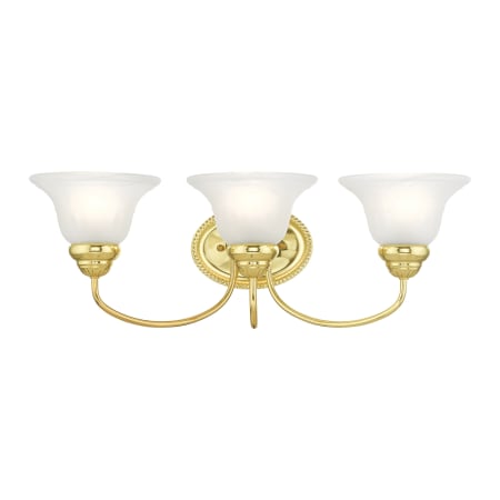 A large image of the Livex Lighting 1533 Polished Brass